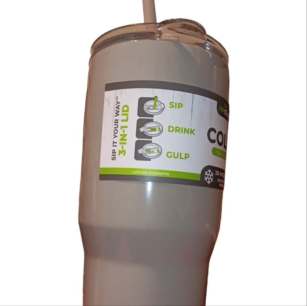 NWOT Reduce1 Thermal Tumbler + Straw - Picture 3 of 4